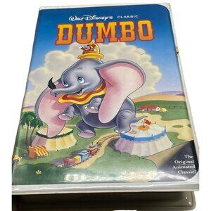 Walt Disney Dumbo VHS tape cartoon Diamond Edition English rated G 63 min READ